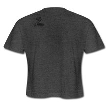 Load image into Gallery viewer, LIFT HEAVY - Women's Cropped T-Shirt - deep heather