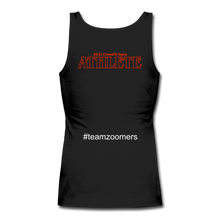 Load image into Gallery viewer, Women's Longer Length Fitted Tank - black