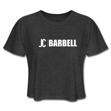 Load image into Gallery viewer, JC/ BARBELL Women's Cropped T-Shirt - deep heather