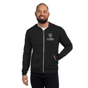 JC Barbell Unisex zip hoodie