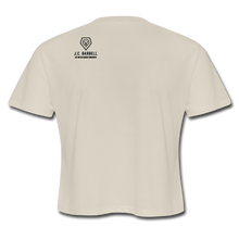 Load image into Gallery viewer, LIFT HEAVY - Women&#39;s Cropped T-Shirt - dust
